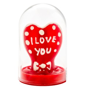CONDOMERIE - PRESERVATIVI NOVITÀ DIPINTI A MANO CUORE - MODELLO I LOVE YOU 1